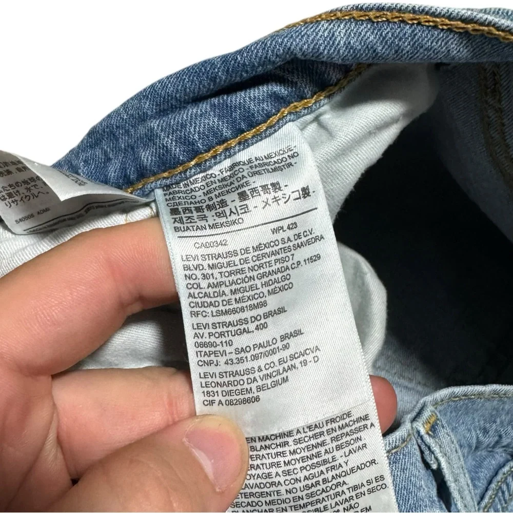 Levi’s 505 5 Pocket 100% Cotton‎ Straight Leg Blue Jeans Men’s 36x32